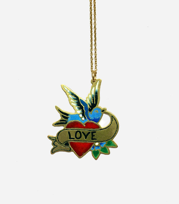 Love Tattoo Pendant